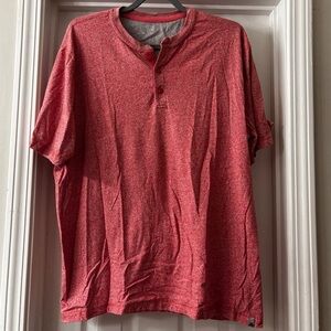 Men's Pink Henley Shirt